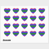 Sticker Cœur Fierté Trigenre (Feuille)