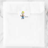Sticker Cœur Figure de construction bâton (Sac)