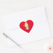 Sticker Cœur Fille de tambour Egghead (Enveloppe)