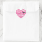 Sticker Cœur Fille Être amoureuse (Sac)