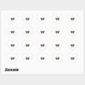 Sticker Cœur Fille Halloween (Feuille)