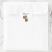 Sticker Cœur Fille Ours Fou Pour Coca (Sac)