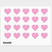 Sticker Cœur Filles Nom Coeur rose (Feuille)