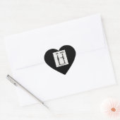 Sticker Cœur Fils Et Père (Enveloppe)