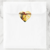 Sticker Cœur Fineart vintage F021 Windmill (Sac)