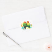 Sticker Cœur Fischer Lovebirds (Enveloppe)