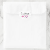 Sticker Cœur Fitness Diva (Sac)