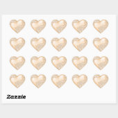 Sticker Cœur Flèche de coeur avec blanc (Feuille)