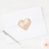 Sticker Cœur Flèche de coeur avec blanc (Enveloppe)