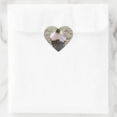 Sticker Cœur Fleur d'échecs (Sac)