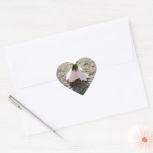 Sticker Cœur Fleur d'échecs