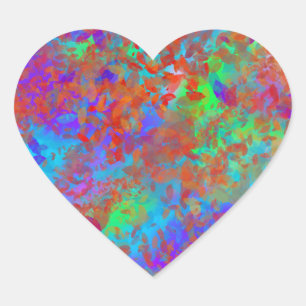 STICKER CŒUR FLEURS