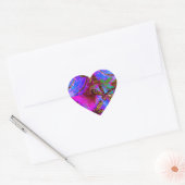 Sticker Cœur Flit Hippie Dragonfly (Enveloppe)