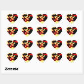 Sticker Cœur floraison des pommiers (Feuille)