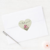 Sticker Cœur Floral Notes & Daily Planning-florist (Enveloppe)