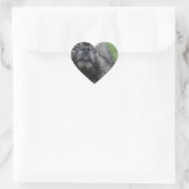 Sticker Cœur Fluffy Keeshond (Sac)