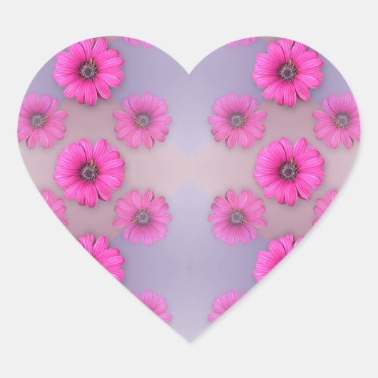Sticker Cœur Fou pour Daisy (Devant)