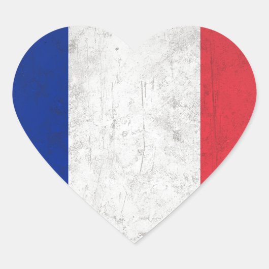 Sticker Cœur France (Devant)
