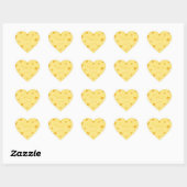Sticker Cœur Fromage suisse "Cheesy Love" (Feuille)