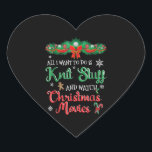 Sticker Cœur Funny Christmas Movie<br><div class="desc">Funny Christmas Movie</div>