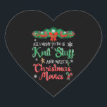 Sticker Cœur Funny Christmas Movie<br><div class="desc">Funny Christmas Movie</div>