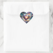 Sticker Cœur Galactic Heart of the Universe (Sac)
