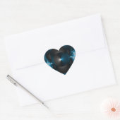 Sticker Cœur Galaxies de tonnerre et d'éclairage (Enveloppe)