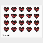 Sticker Cœur Garçon Emo Triste et Solitaire (Feuille)
