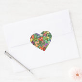 Sticker Cœur Gardener végétal (Enveloppe)