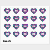 Sticker Cœur génome (Feuille)