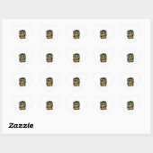 Sticker Cœur Ghouls veut juste s'amuser (Feuille)