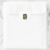 Sticker Cœur Ghouls veut juste s'amuser (Sac)