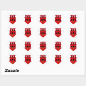 Sticker Cœur gibrautel (Feuille)