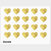 Sticker Cœur Gold Foil Heart (Feuille)