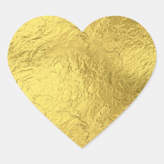 Sticker Cœur Gold Foil Heart (Devant)