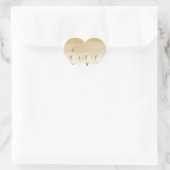 Sticker Cœur Gold Ombre Love (Sac)