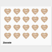 Sticker Cœur Gold Signed copy (Feuille)