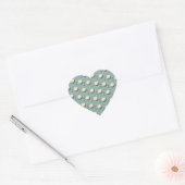 Sticker Cœur Golf Lover (vintage) (Enveloppe)