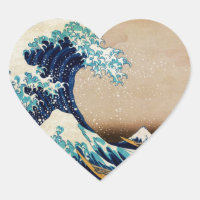Grande vague par Hokusai Vintage japonais