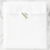 Sticker Cœur Grands gènes (Sac)