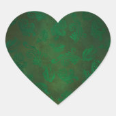 Sticker Cœur Green (Devant)