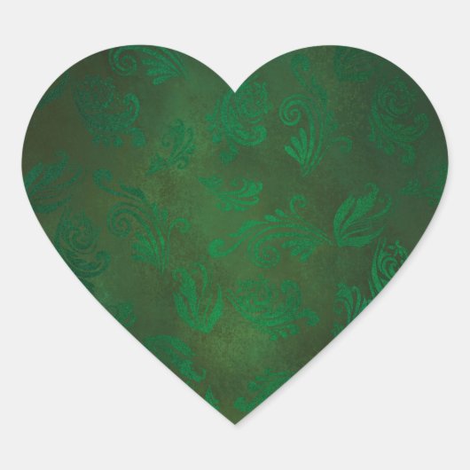 Sticker Cœur Green (Devant)