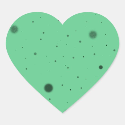 Sticker Cœur Green Dot Chaos (Devant)