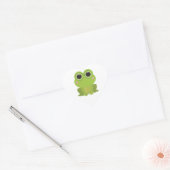 Sticker Cœur Grenouille (Enveloppe)