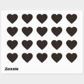 Sticker Cœur Griptape skateboard noir (Feuille)