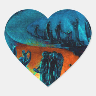 Sticker Cœur Groupe de musique paradisiaque