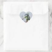 Sticker Cœur Gymnaste (Sac)