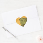 Sticker Cœur Gypsy caravan (Enveloppe)