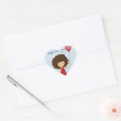 Sticker Cœur Hagan todo con amor (Enveloppe)