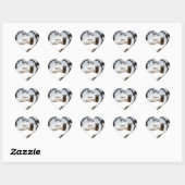 Sticker Cœur halloween (Feuille)